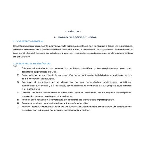 CAPÍTULO 3 MANUAL DE CONVIVENCIA ESCOLAR | PDF