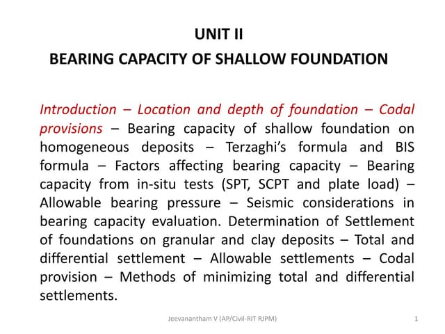 A closer look at Foundation Depth Measurement