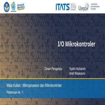 2. Materi Pembelajaran IO Mikrokontroler.pptx