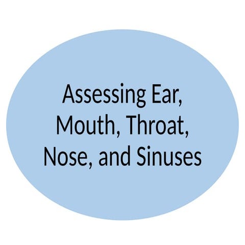 Assessment of Mouth, nose, sinus and Ear (2).pptx