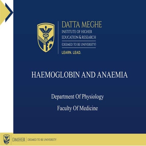 2.1, 2.3+2.5 (Hb and Anaemia) dmmc nagpur.ppt