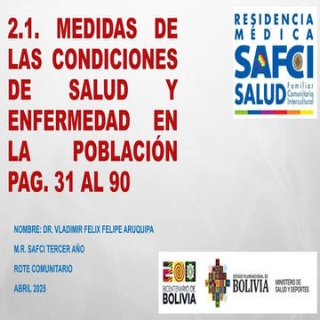 2.I. Medicion de las condiciones de la salud y enfermedad en la poblacion 31-...