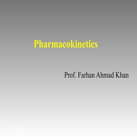 Pharmacokinetics Absorption Pptx