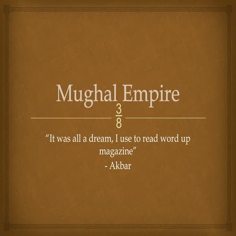 Medival period history of Mughal empire.pptx