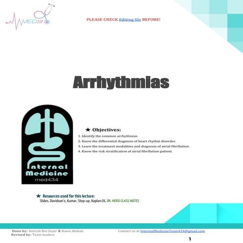 2.Arrhythmias (1).pdf arrhythmia is acquired complex heart disease