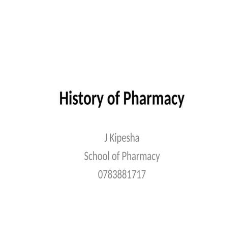2.0 History of Pharmacy practice and .ppt