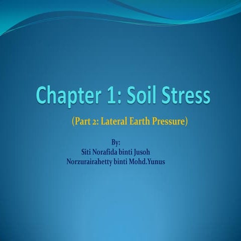 Developed nearly a century before Rankine theory.