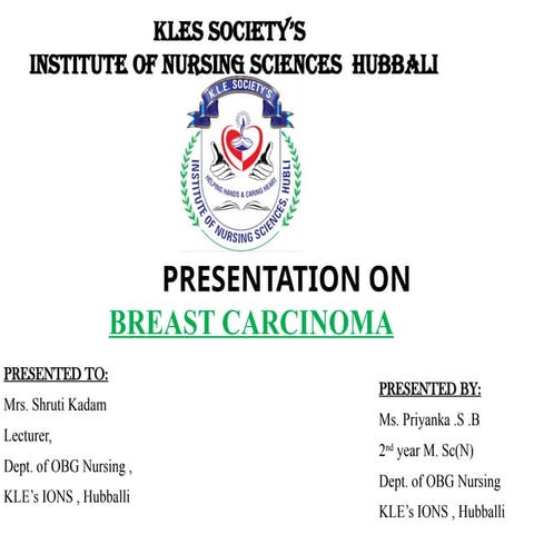 2.Breast carcinoma AND ABNORMALITIES IN BREAST | PPTX