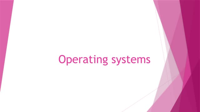 Operating system designcfffgfgggggggvggggggggg