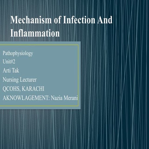 2. Machanism of infection and inflammation.pptx