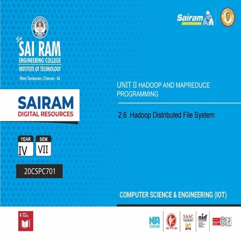 2.6  Hadoop Distributed File Skystem.ppt