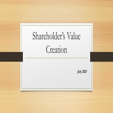 Shareholder’s Value Creation.pptx (SVsC)