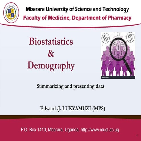 2. Biostatistics and Demography lecture.pdf