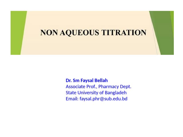 2. Non-aqueous acid base titration_Last.pptx