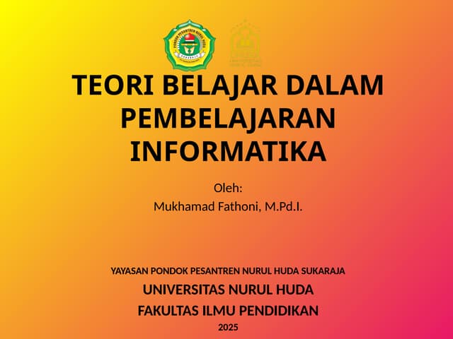 Teori Belajar dalam Pembelajaran Informatika.pptx