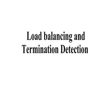Load balancing (Static) Parallel Algorithms | PDF