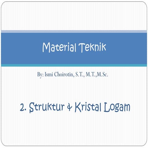 jenis-jenis Material Teknik dan logam spesifikasi | PDF