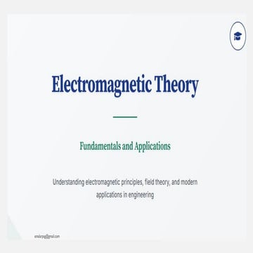 EMF DAY 2 applications of EMF to engineering students | PDF