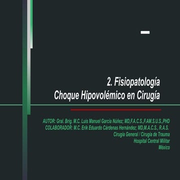 2. Fisiopatología Choque Hipovolémico en Cirugía.pptx