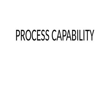 Process Capability - Cp, Cpk. Pp, Ppk | PDF
