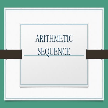 Comprehensive Guide to Understanding and Applying Arithmetic Sequences ...