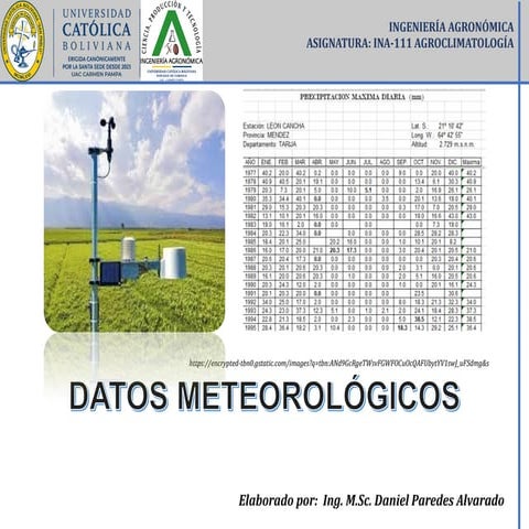 2. Datos meteorológicos - copia.pdfuuuwu | PDF