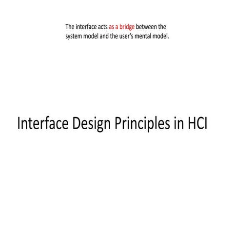 Essential Interface Design Principles for Effective Human-Computer ...