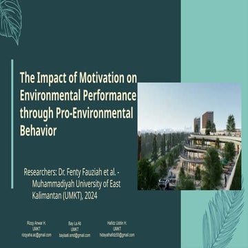 2. Presentasi-D_The Impact of Motivation on Environmental Performance ...