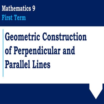 Comprehensive Guide to Geometric Construction of Perpendicular and ...