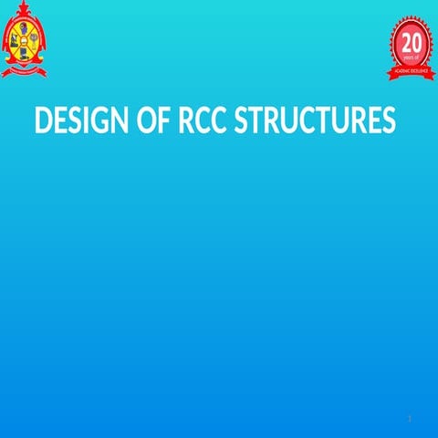Comprehensive Design Principles and Limit State Methods for RCC ...