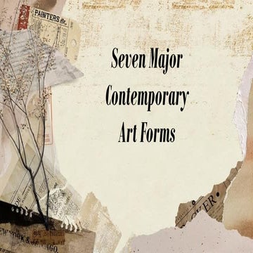Lesson # 3 Contemporary Arts | PDF