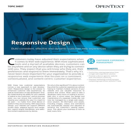 Responsive design
