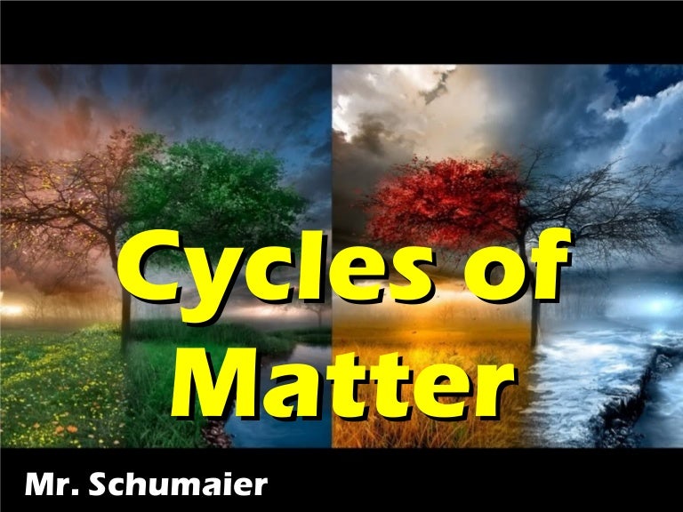 2.2 Cycles Of Matter
