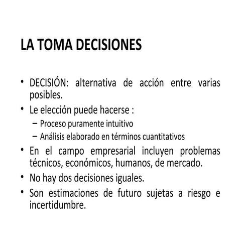 2.2 toma de decisiones