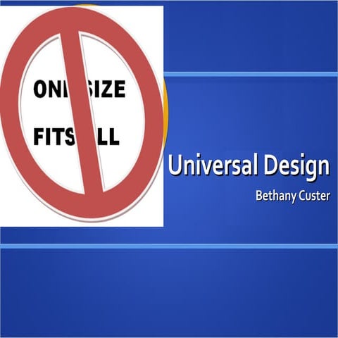 Universal Design in Education