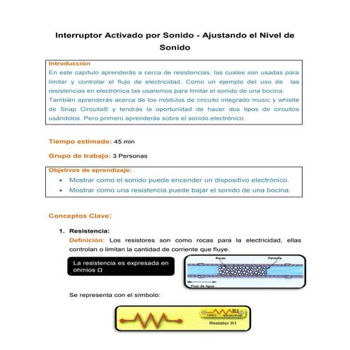 Interruptor Activado por Sonido - Ajustando el Nivel de Sonido