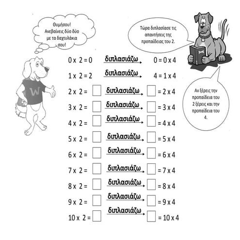 προπαίδεια 2 - 4