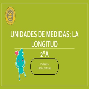 matemática CLASE LONGITUD.pptx segundo básico | PPTX