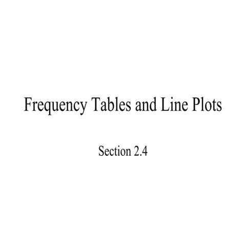 2.4 frequency and line plots