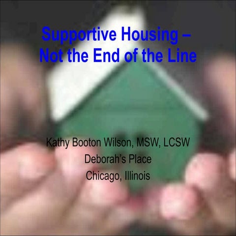 2.5 Employment and Community Engagement Strategies for Homeless People with D...