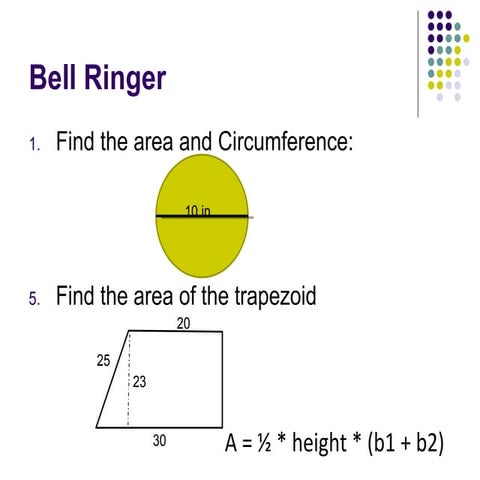 Math 6 - Surface Area of Space Figures.ppsx