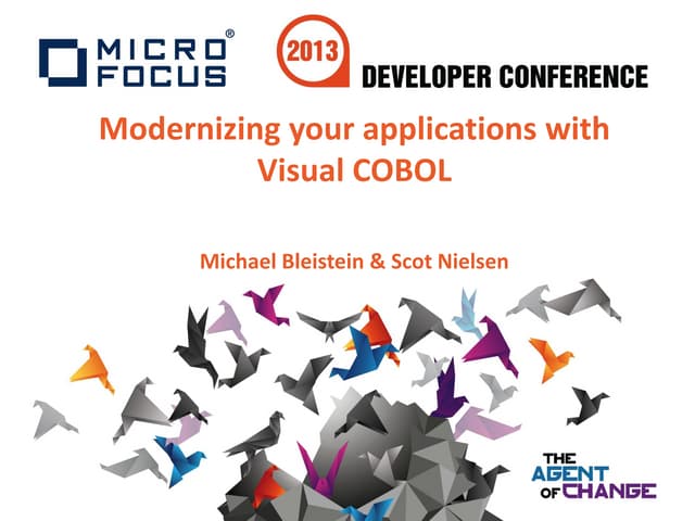 Developer Conference 2.6 - (Skills and Development Efficiency) Modernizing yo...