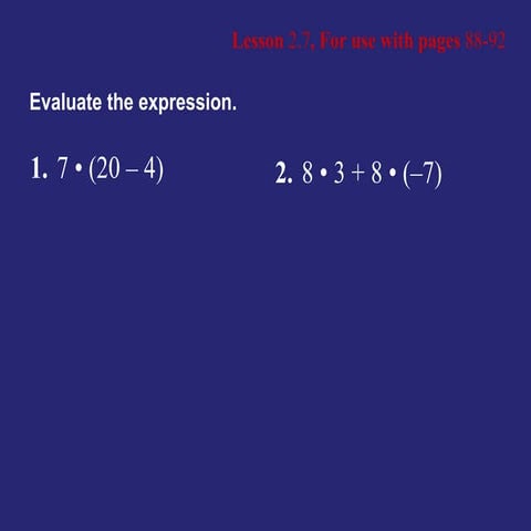 2.7 distributive property day 2