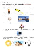 Kinetic vs. potential energy worksheet