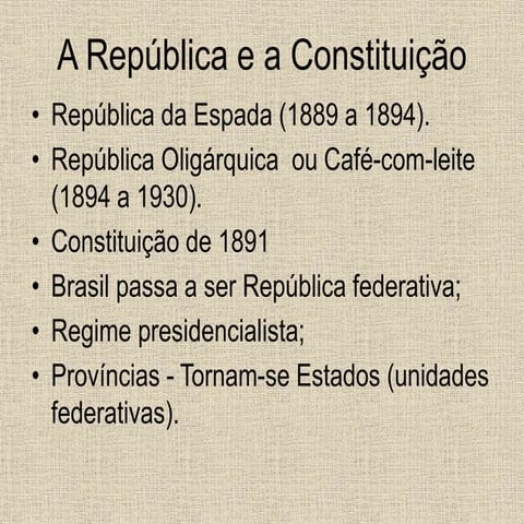 2.a república e a constituição