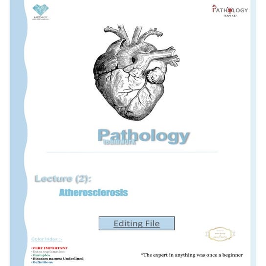 2- ATHEROSCLEROSIS and its pathophysiology