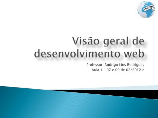 Introdução sobre desenvolvimento web