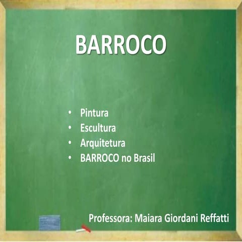 História da Arte - Barroco
