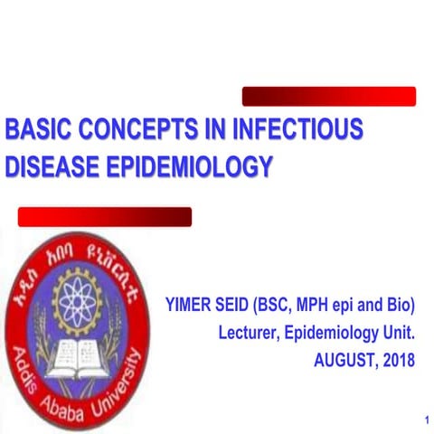 Principles of infectious disease. epidemiology | PPT