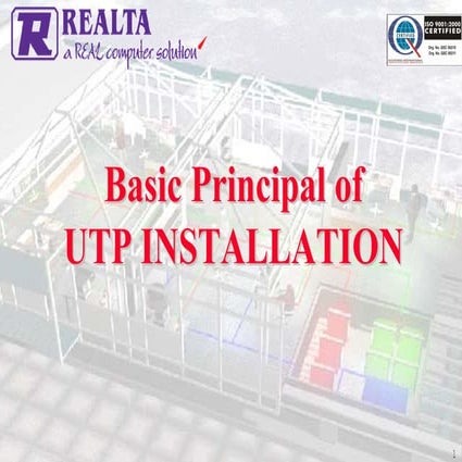 2 Basic Principal Of Utp Installation